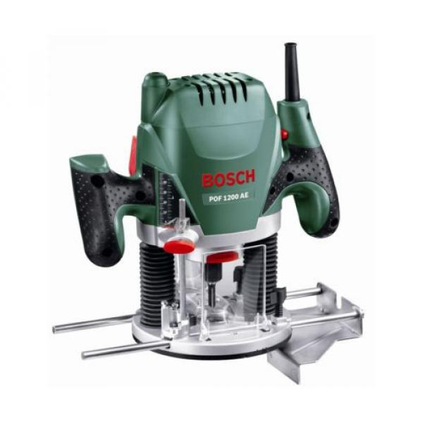 Bosch Wired POF 1200 AE Woodworking Router With Vacuum Attachment #1 image