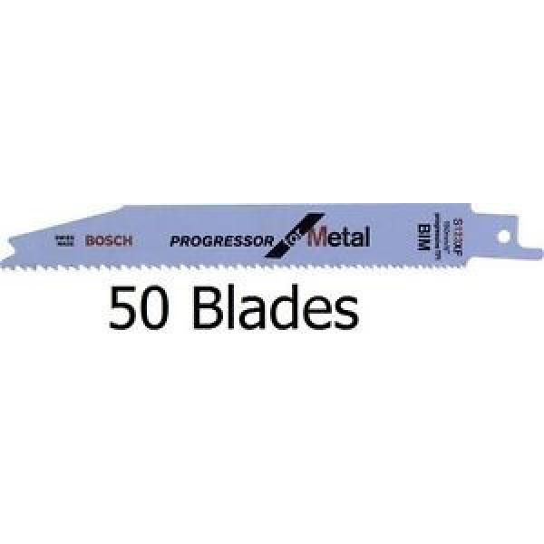 50 x Genuine BOSCH S123XF Sabre Saw Blades for Metal BIM 2608654402 - 1410 #1 image