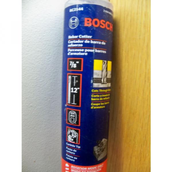 NEW BOSCH RC2144 7/8 X 12 SDS PLUS ROTARY REBAR CUTTER DRILL BIT FREE PRIOTITY #2 image