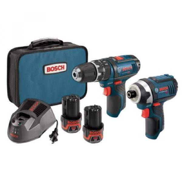 New 12-Volt Max Lithium-Ion Hammer-Drill and Hex-Impact Driver Combo Kit #1 image