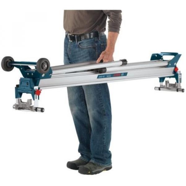 Folding Miter Saw Stand Bosch 32 1 2 in. Adjustable Leg Portable Rollable Tool #6 image