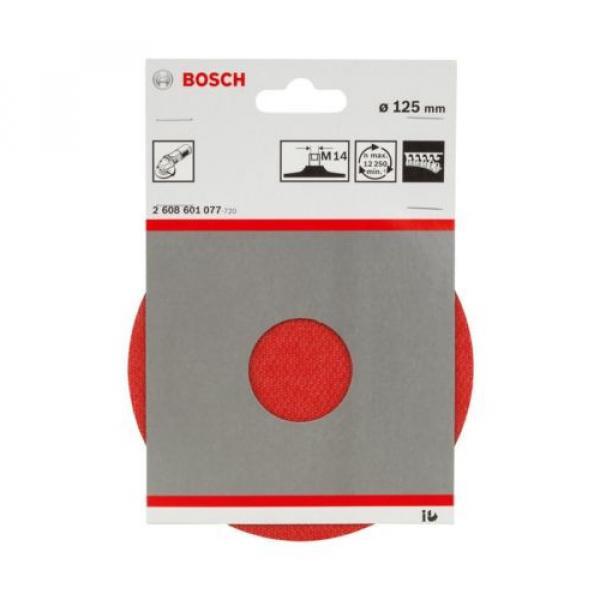Bosch 2608601077 125 mm 12500 RPM Velcro Type Fastening Plate #3 image