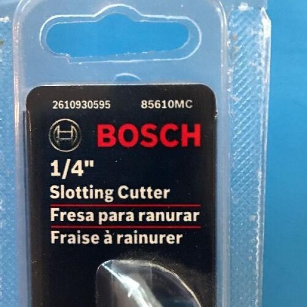NEW BOSCH 1/4&#034; SLOTTING CUTTER 3 WING CARBIDE TIPPED ROUTER BIT 85610 USA #2 image