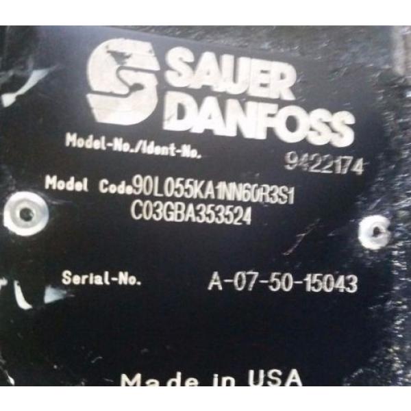 90L100-90L055 - Sauer Danfoss / Sundstrand  Double Hydraulic Pump #8 image