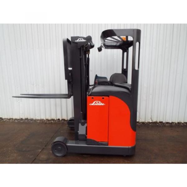 LINDE R10CS USED REACH FORKLIFT TRUCK. (A01738) PRICE REDUCED #1 image