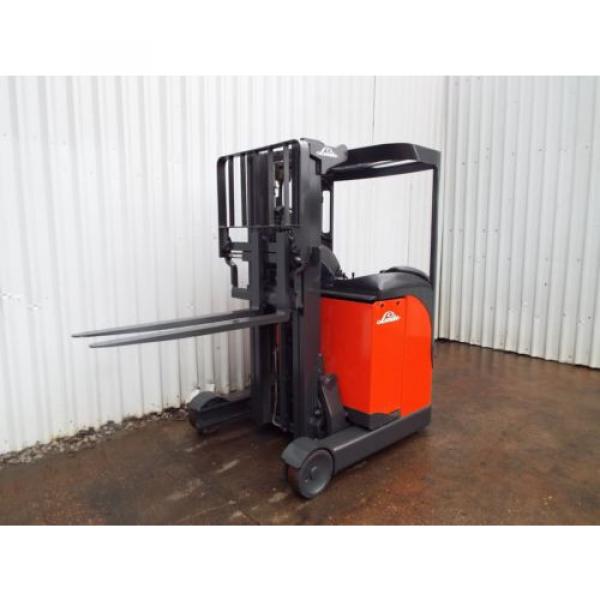 LINDE R10CS USED REACH FORKLIFT TRUCK. (A01738) PRICE REDUCED #2 image