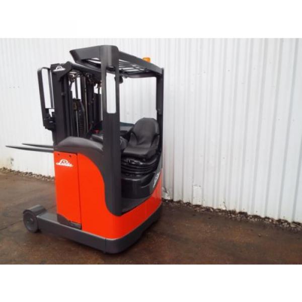 LINDE R10CS USED REACH FORKLIFT TRUCK. (A01738) PRICE REDUCED #3 image