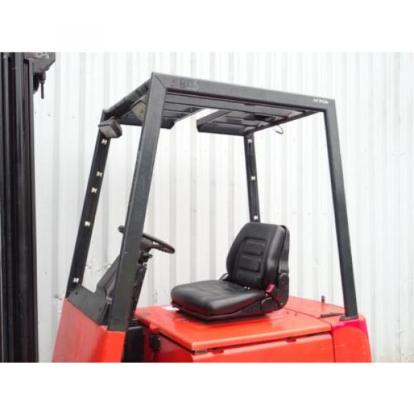 LINDE E16P. 3800mm LIFT. USED ELECTRIC FORKLIFT TRUCK. (3885) #5 image