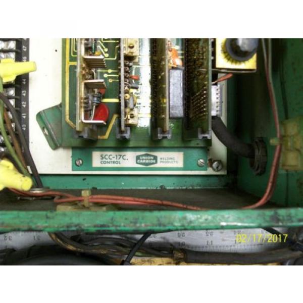 LINDE UNION CARBIDE SSC-17A CONTROL BOX 0-10 WELD CURRENT 10 AMP LINE FUSES #5 image