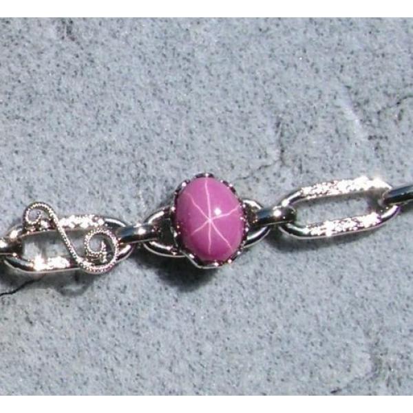 LINDE LINDY STAR SAPPHIRE CREATED RUBY STAR BRACELET NPM SECOND QUALITY DISCOUNT #3 image