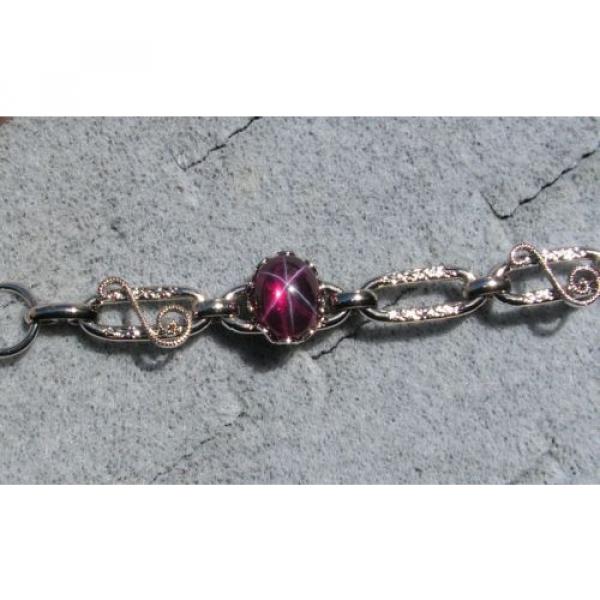 LINDE LINDY STAR SAPPHIRE CREATED RUBY STAR BRACELET NPM SECOND QUALITY DISCOUNT #5 image