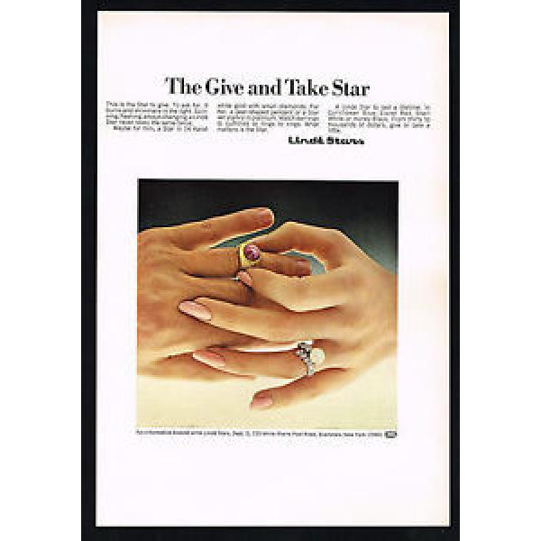 1967 Linde Star Jewelry His Hers Ring Photo Vintage Print Ad #1 image