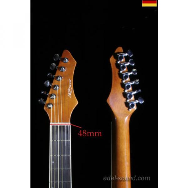 40` Westerngitarre Jane sunburst, breiter Hals, Decke Fichte Korp. Linde Cut EQ, #3 image