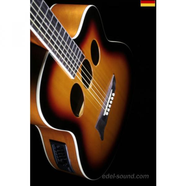 40` Westerngitarre Jane sunburst, breiter Hals, Decke Fichte Korp. Linde Cut EQ, #8 image