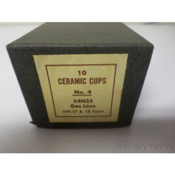 Box of (10) New Linde No. 4 Carbide Ceramic Torch Tips, HW-17 &amp; 18, 54N35 #6 image