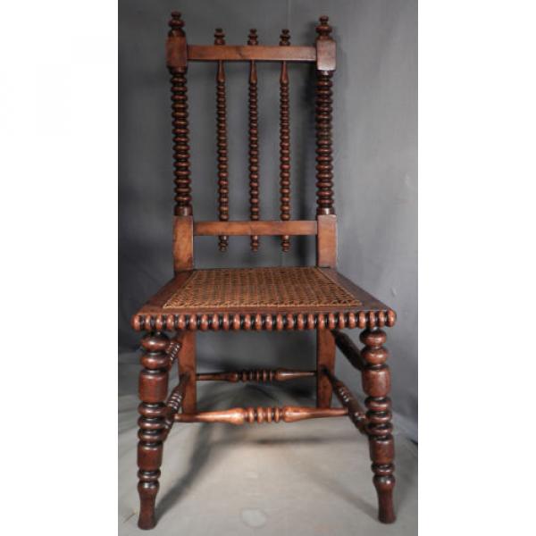 Antique German Sausage Turned Walnut Childs Chair Jenny Linde 1830 Photographers #1 image