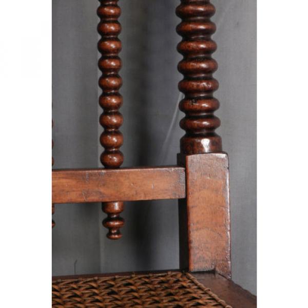 Antique German Sausage Turned Walnut Childs Chair Jenny Linde 1830 Photographers #4 image