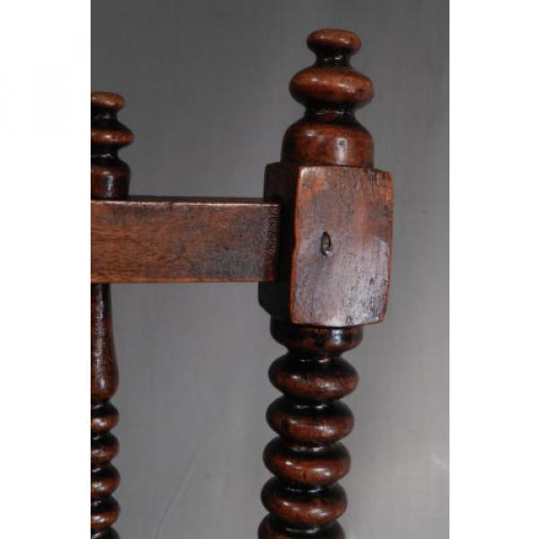 Antique German Sausage Turned Walnut Childs Chair Jenny Linde 1830 Photographers #7 image