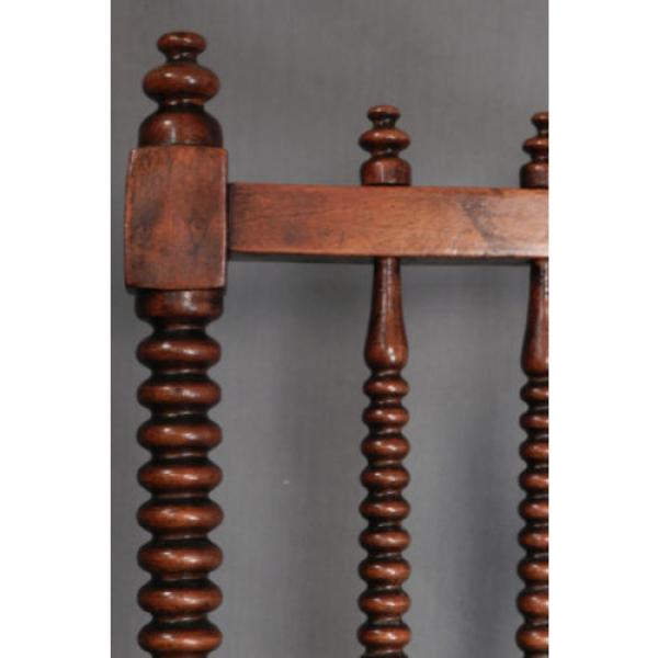Antique German Sausage Turned Walnut Childs Chair Jenny Linde 1830 Photographers #12 image