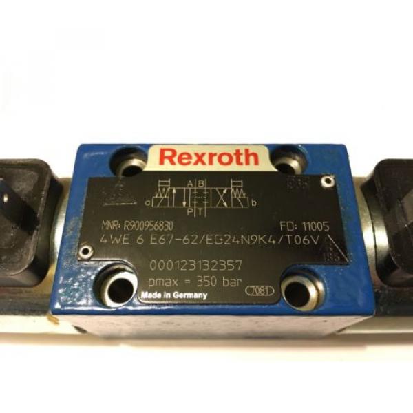 REXROTH Hydraulic VALVE 4WE 6 E67-62/EG24N9K4/T06V, R900956830 #2 image