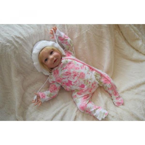 Reborn baby girl doll Lisa by Linde Scherer 22&#034; #2 image