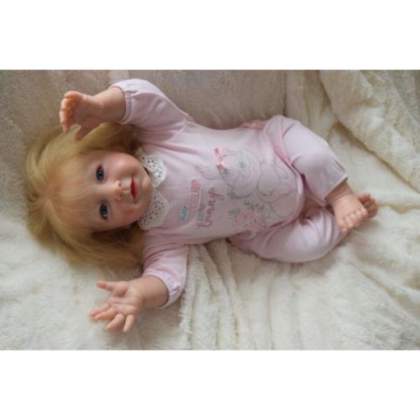 Reborn baby girl doll Lisa by Linde Scherer 22&#034; #7 image