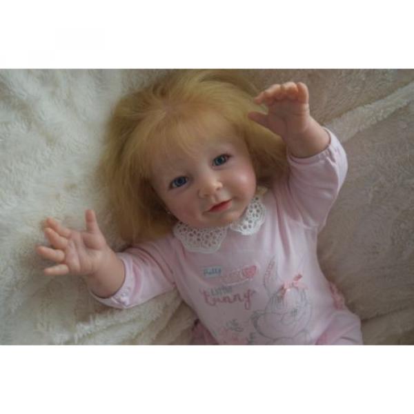 Reborn baby girl doll Lisa by Linde Scherer 22&#034; #8 image