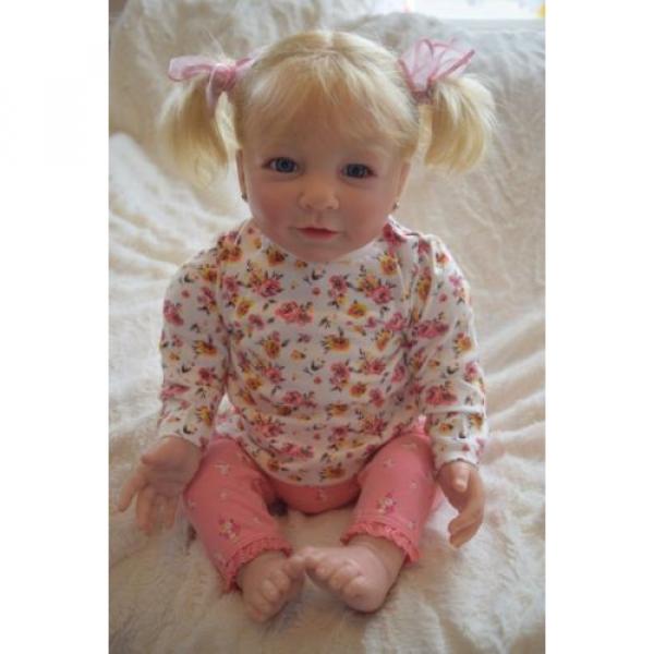 Reborn baby girl doll Lisa by Linde Scherer 22&#034; #10 image