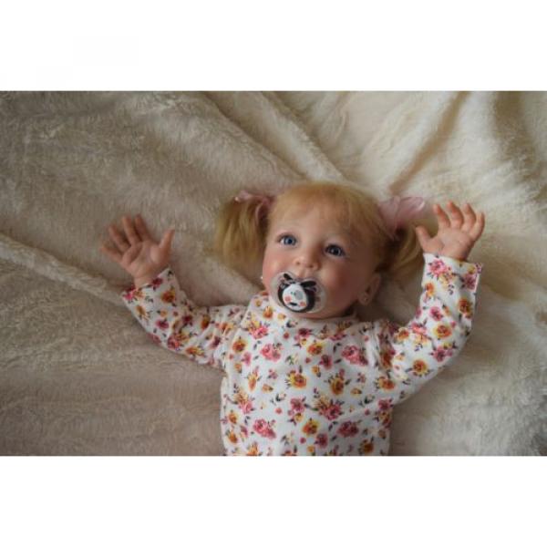 Reborn baby girl doll Lisa by Linde Scherer 22&#034; #11 image