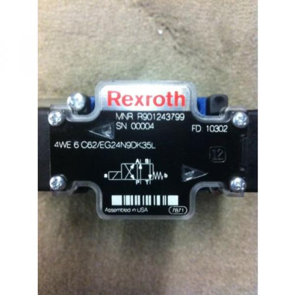 REXROTH 4WE6C62/EG24N9DK35L DIRECTIONAL CONTROL VALVE Origin R901243799 #2 image