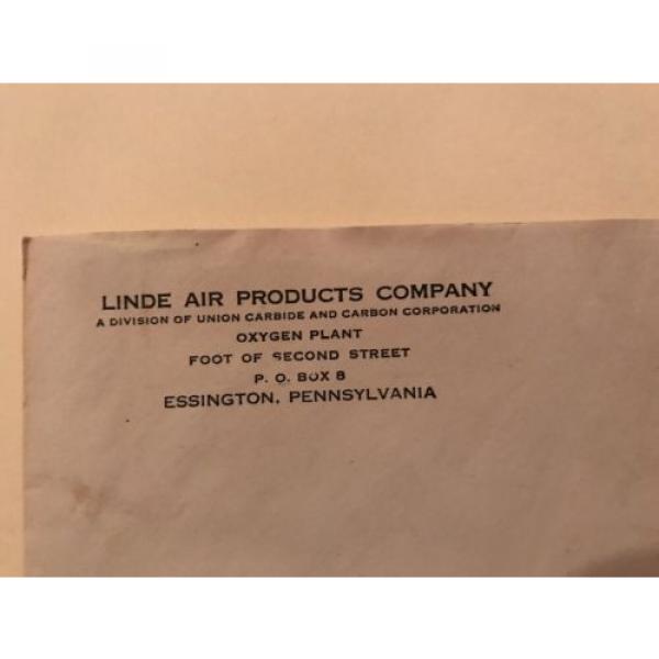 1952 Cover Linde Air Products Company Oxygen Plant Essington Pennsylvania #2 image