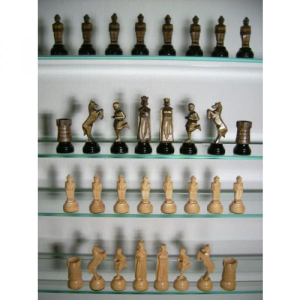 Schachfiguren,Eifel,um 1920-1940,Linde,Original Schatulle,Sammler,Spieler,Schach #1 image