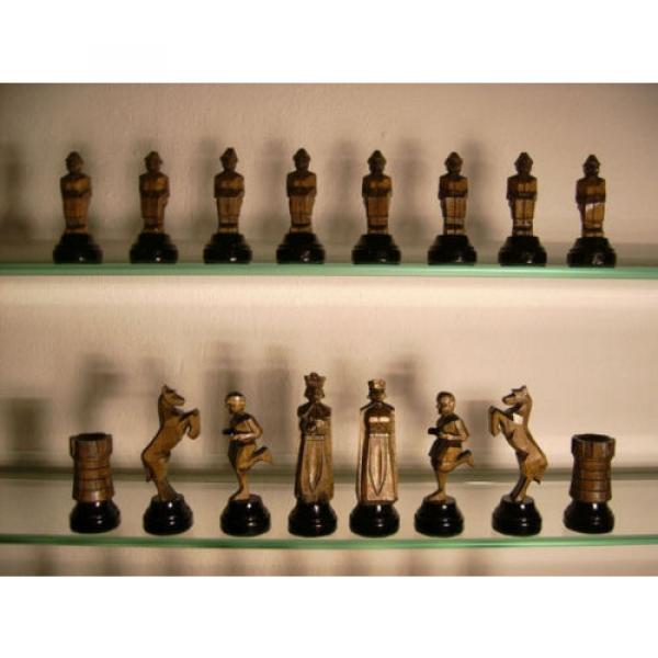 Schachfiguren,Eifel,um 1920-1940,Linde,Original Schatulle,Sammler,Spieler,Schach #2 image