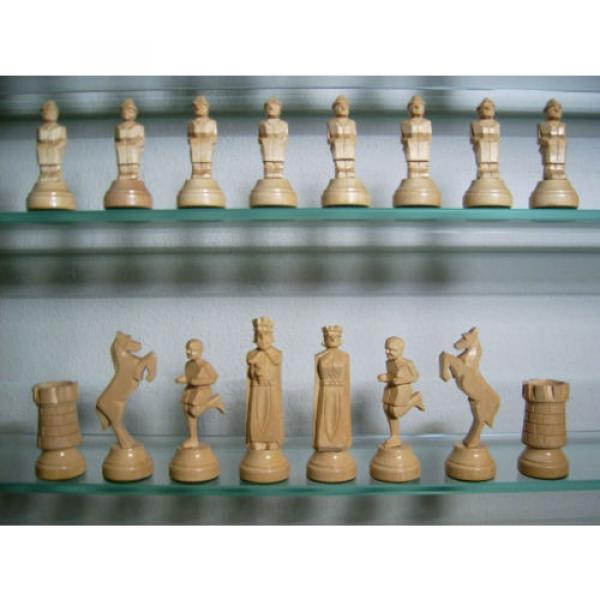 Schachfiguren,Eifel,um 1920-1940,Linde,Original Schatulle,Sammler,Spieler,Schach #3 image