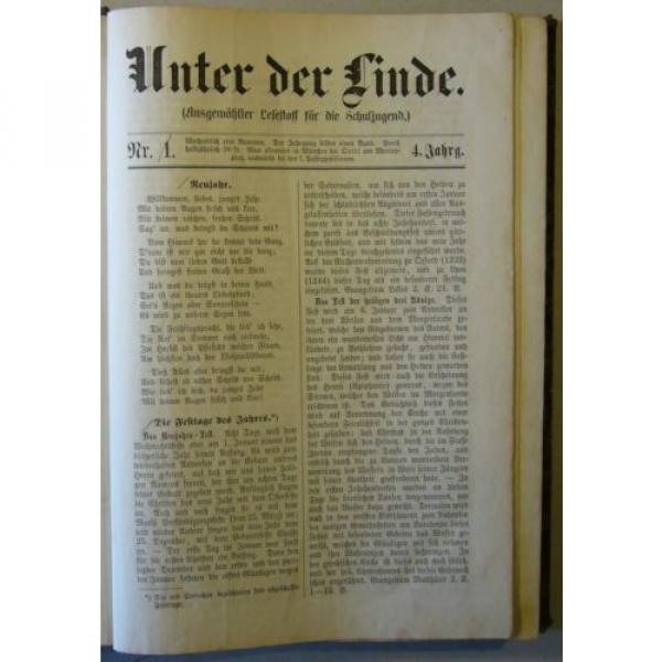 Zeitschrift “UNTER DER LINDE” LESESTOFF FÜR DIE SCHULJUGEND, 3 Jahrg. 1868-1871 #8 image
