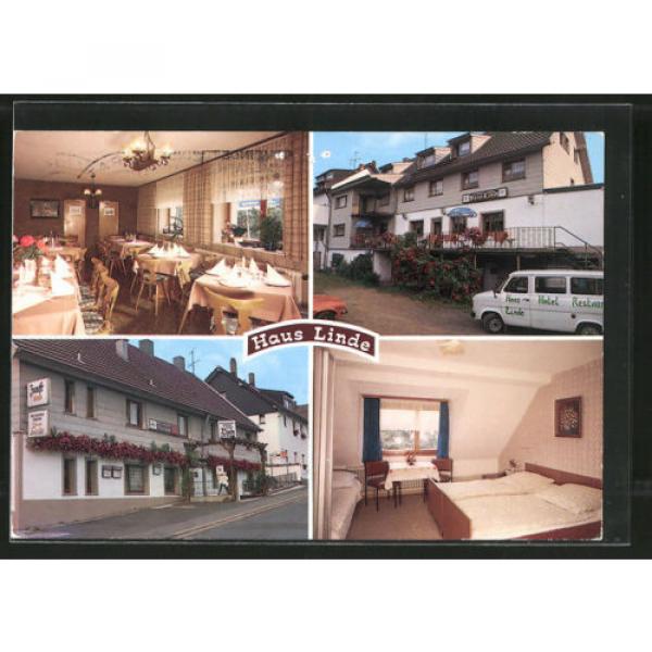 schöne AK Rurberg, Restaurant-Pension Haus Linde mit Innenansichten #1 image