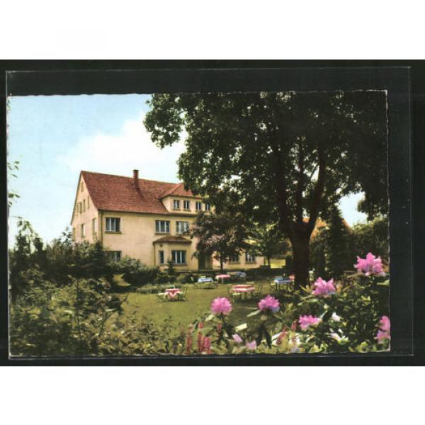 alte AK Steinbergen, Hotel zur Linde aus dem Garten gesehen #1 image