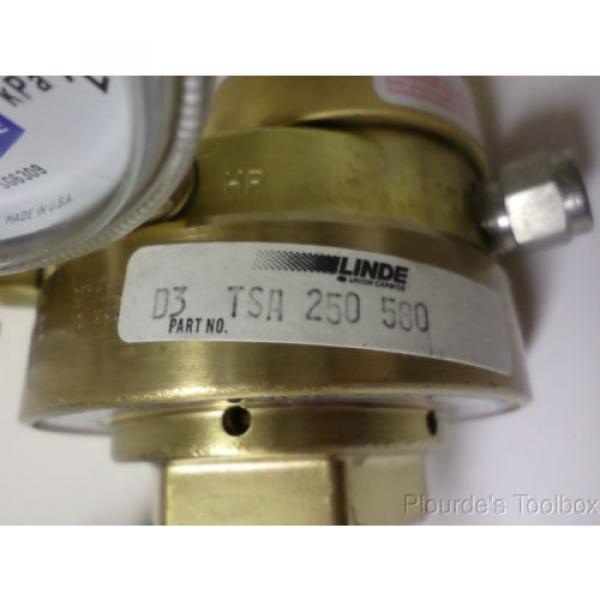 Used Linde Gas Regulator, 400PSI/2800kPa, 4000PSI/28000kPa, D3-TSA-250-580 #5 image