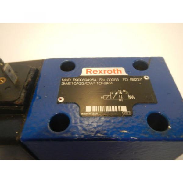 Rexroth 3WE10A33/CW110N9K4 Hydraulic Directional Valve #2 image