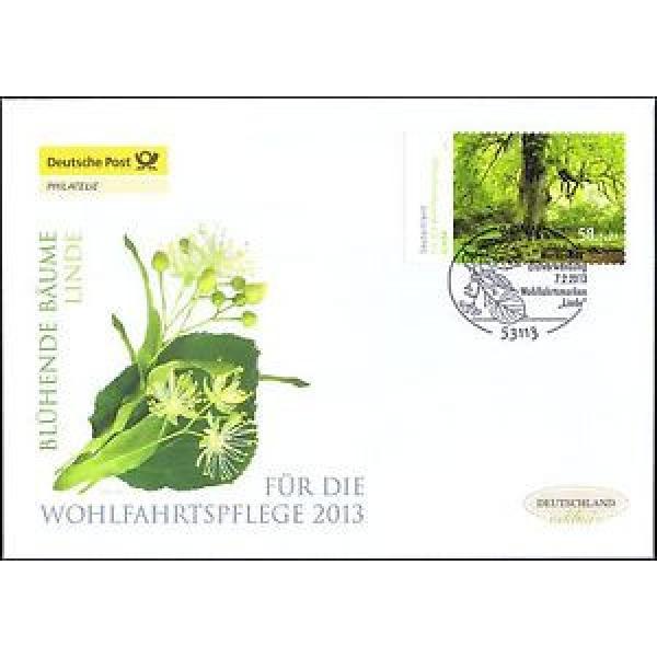 BRD 2013: Blühende Linde! Post-FDC selbstklebende Wohlfahrtmarke Nr. 2986! 1601 #1 image