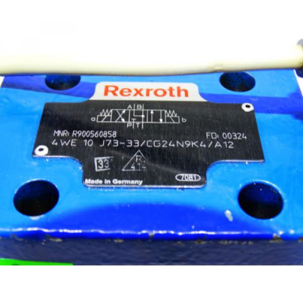 Rexroth Bosch R900560858 / 4WE 10 J73-33/CG24N9K4/A12 ventil valve  /  Invoice #2 image