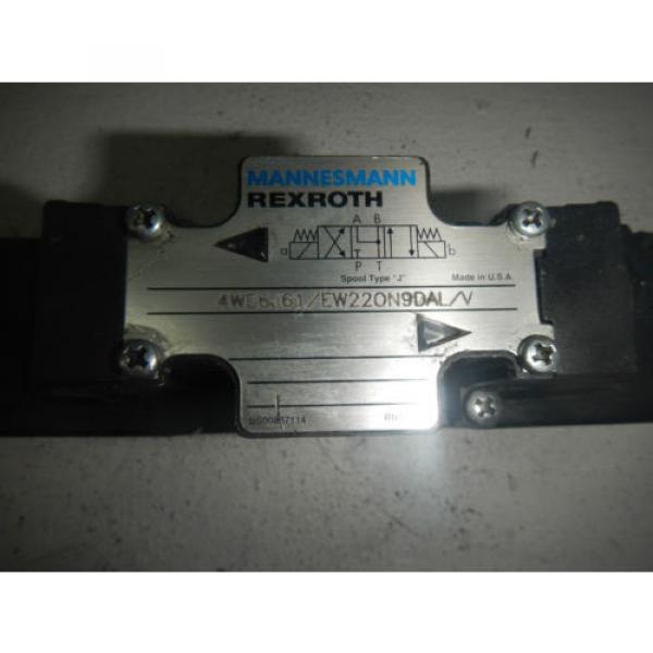 Rexroth 4WE6J61/EW220N9DAL/V D03 Hydraulic Directional Control Valve 220V #2 image