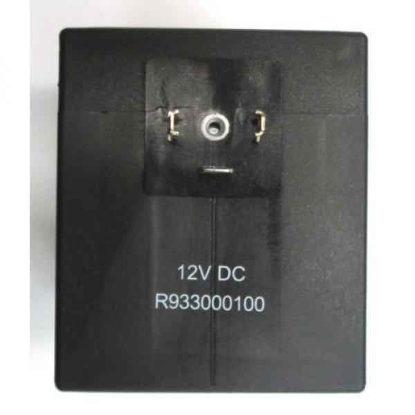 RR R933000100  - 12 Volt DC DIN 43650 Type A Coil for L753E146AI00000 Valve #2 image