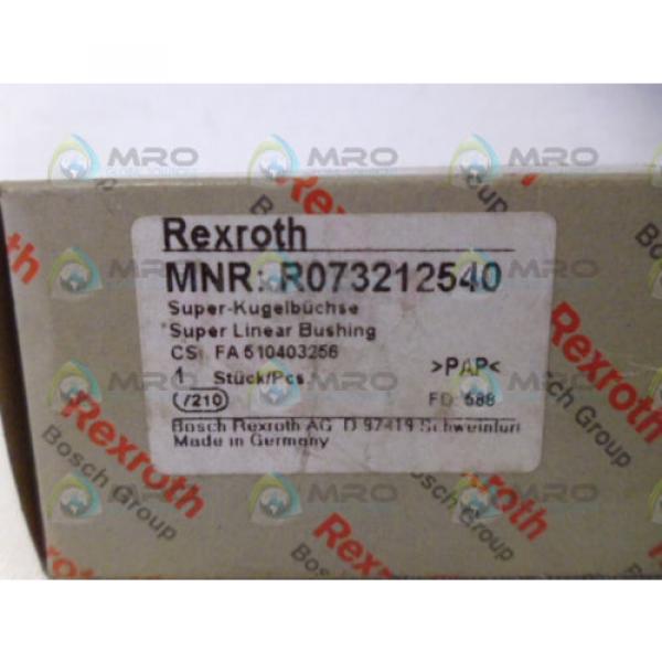REXROTH R073212540 LINEAR BUSHING Origin IN BOX #4 image