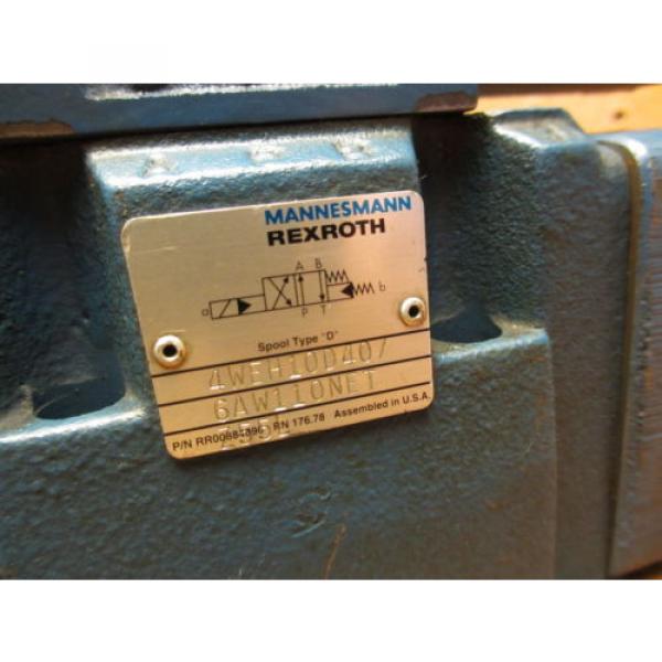 Mannesmann Rexroth 4WEH10D40/6AW110NET Z55L Hydraulic Directional Valve #4 image