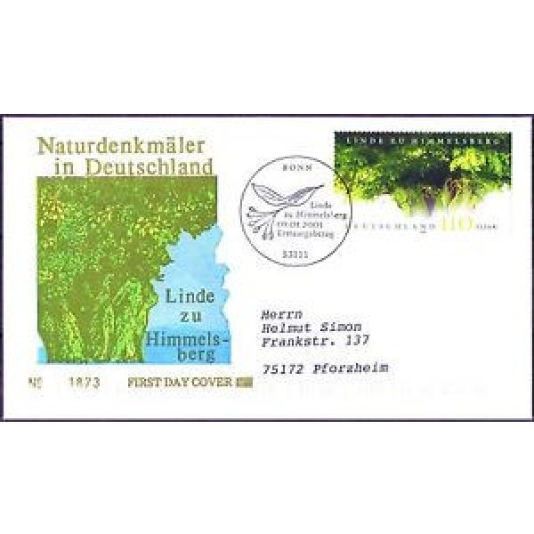 BRD 2001: Himmelsberg-Linde! FDC Nr. 2208 mit Bonner Sonderstempel! Gelaufen! 1A #1 image