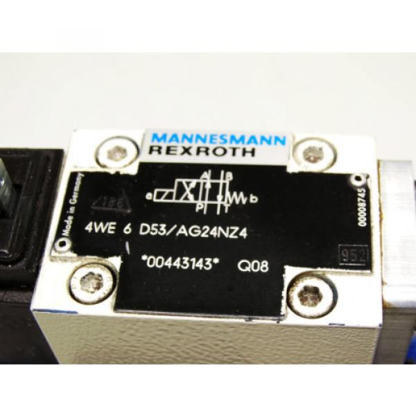 Rexroth Bosch valve ventil 4WE 6 D53/AG24NZ4 + R900924024    Invoice #3 image