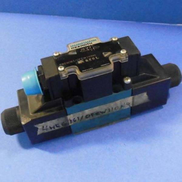 REXROTH 4-WAY DIRECTIONAL CONTROL CHECK VALVE 4WE6D61/OFFW11ON9 DXX K25L #1 image