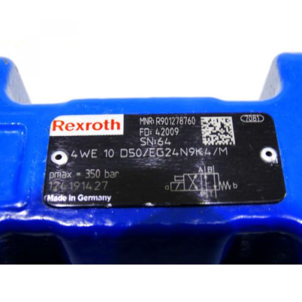 Rexroth Bosch  R901278760 / 4WE 10 D50/EG24N9K4/M ventil valve Invoice #2 image