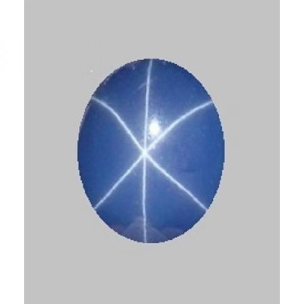 UNSIGNED LOOSE UNMTD VINTAGE LINDE LINDY CORNFLOWER BLUE STAR SAPPHIRE CREATED #1 image